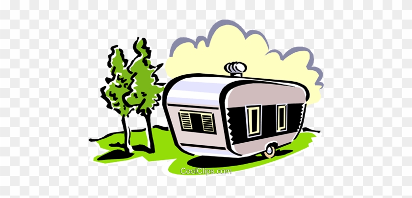 Trailer Royalty Free Vector Clip Art Illustration - Trailer Royalty Free Vector Clip Art Illustration #1574593