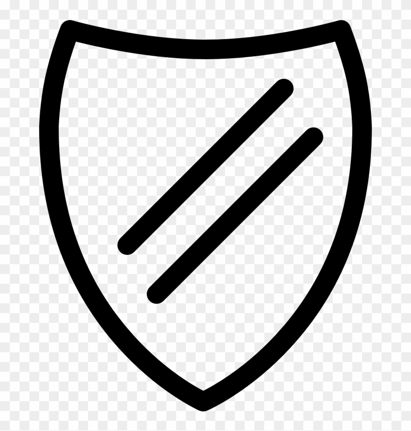 Security Shield Line Diagonal - Security Shield Line Diagonal #1574896
