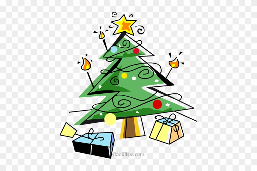 Weihnachtsbaum Mit Geschenken Vektor Clipart Bild - Weihnachtsbaum Mit Geschenken Vektor Clipart Bild #1575592