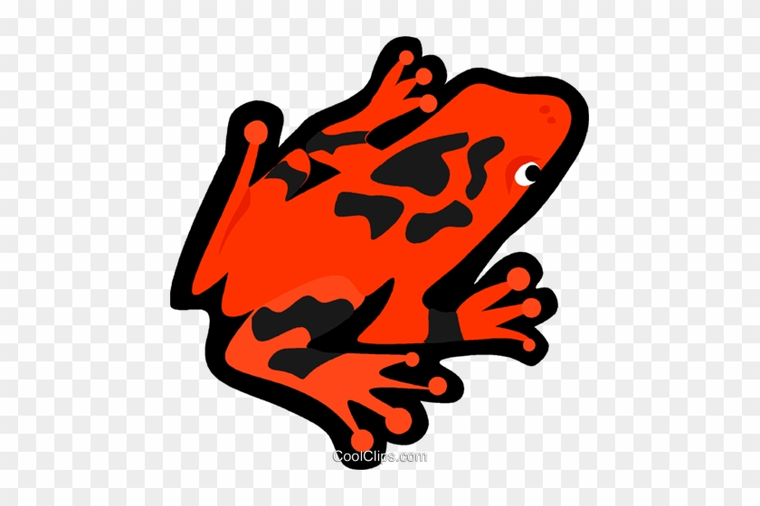 Red Tree Frog Royalty Free Vector Clip Art Illustration - Red Tree Frog Royalty Free Vector Clip Art Illustration #1576424
