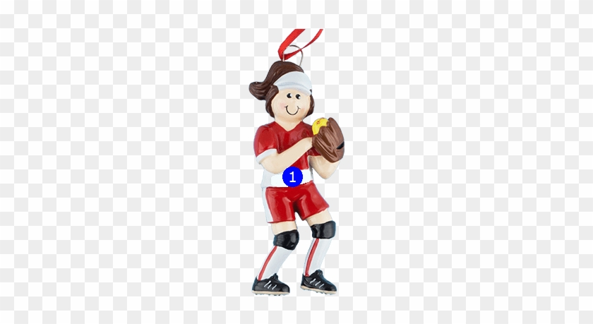 Girl Softball Player With Brown Hair - Girl Softball Player With Brown Hair #1576459