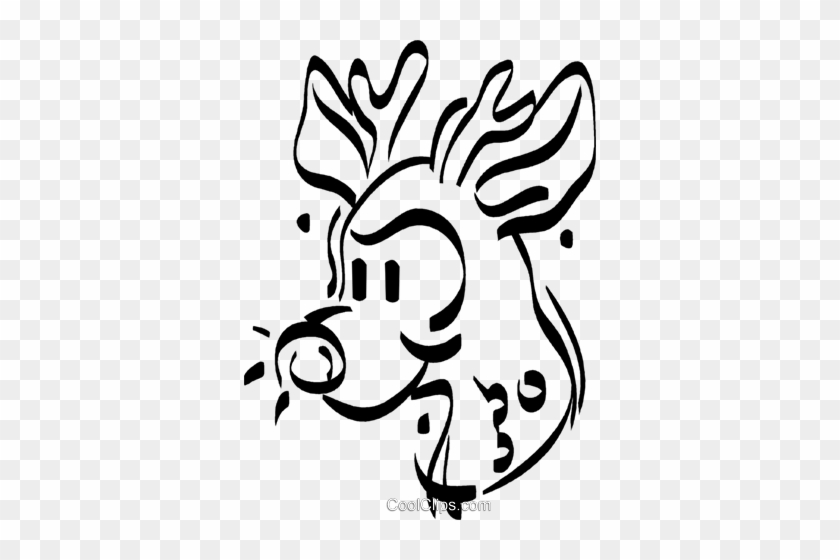 Reindeer Royalty Free Vector Clip Art Illustration - Reindeer Royalty Free Vector Clip Art Illustration #1577322