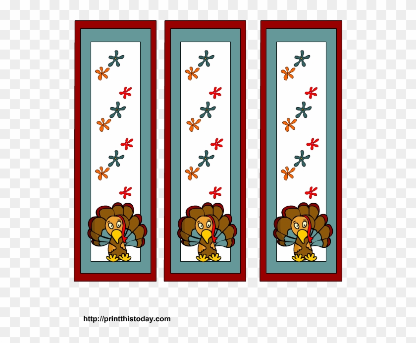 Printable Thanksgiving Bookmarks - Printable Thanksgiving Bookmarks #1577702