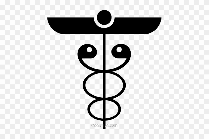 Caduceus Royalty Free Vector Clip Art Illustration - Caduceus Royalty Free Vector Clip Art Illustration #1577752