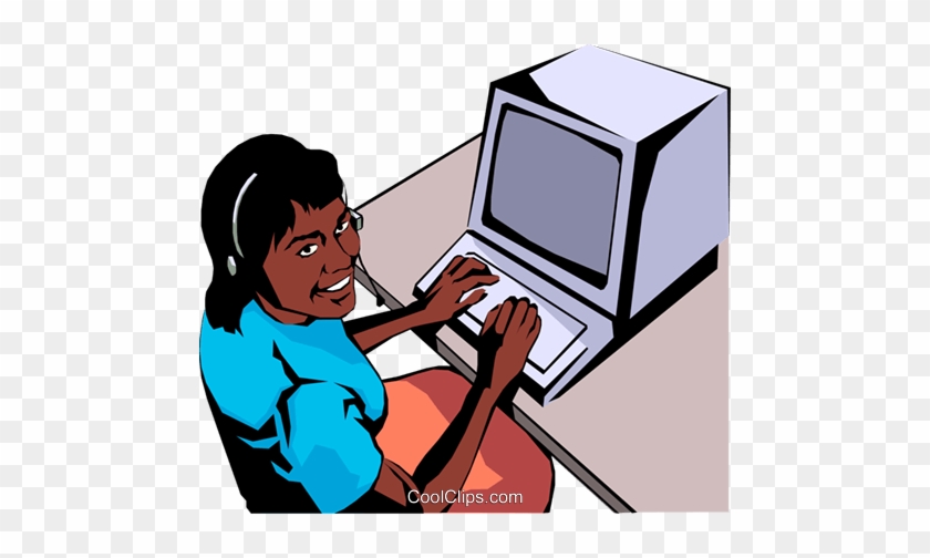 Woman On Phone Royalty Free Vector Clip Art Illustration - Woman On Phone Royalty Free Vector Clip Art Illustration #1578782