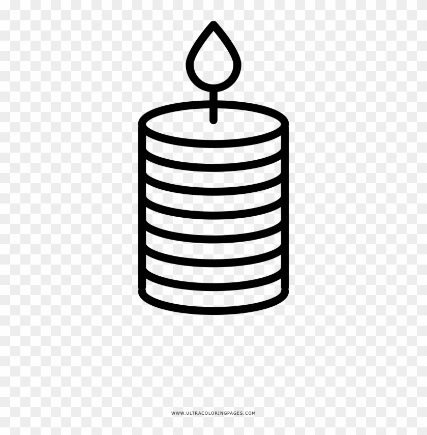 Candle Light Coloring Page - Candle Light Coloring Page #1579168