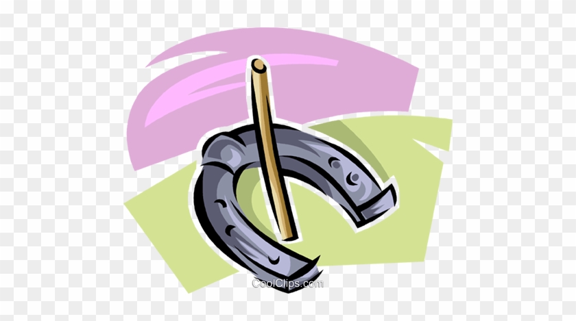 Horseshoe Royalty Free Vector Clip Art Illustration - Horseshoe Royalty Free Vector Clip Art Illustration #1579300