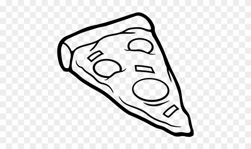 Delicious Juicy Slice Of Pizza Coloring Page - Delicious Juicy Slice Of Pizza Coloring Page #1579838