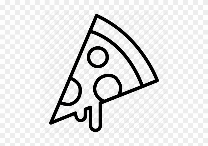 Pizza Clipart Outline - Pizza Clipart Outline #1579839