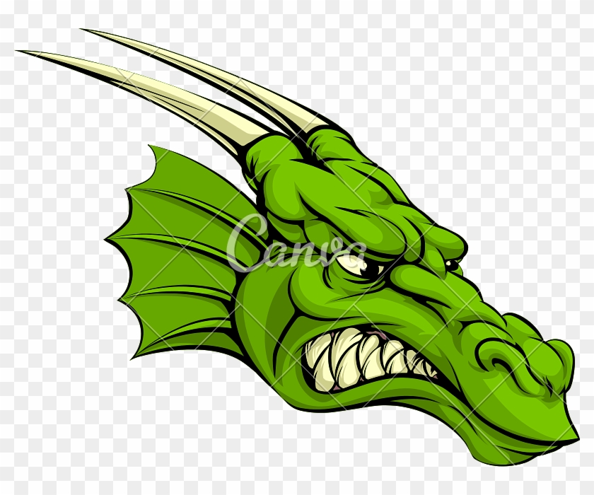 Green Dragon Mascot - Green Dragon Mascot #1580351