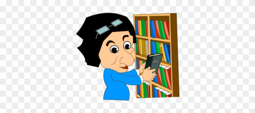 Librarian Arranging Books - Cartoon Arranging Books #244459