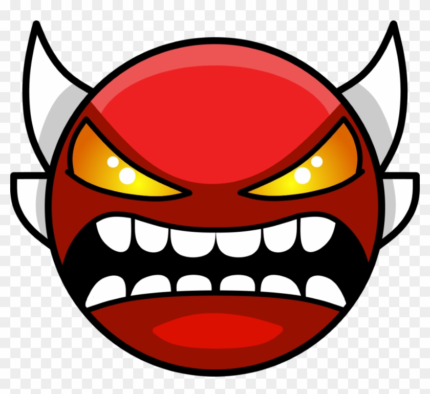 Demon - Geometry Dash Insane Demon Face #244867