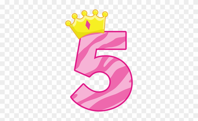 Princesas E Príncipes - Numbers With Crowns Clipart #245570