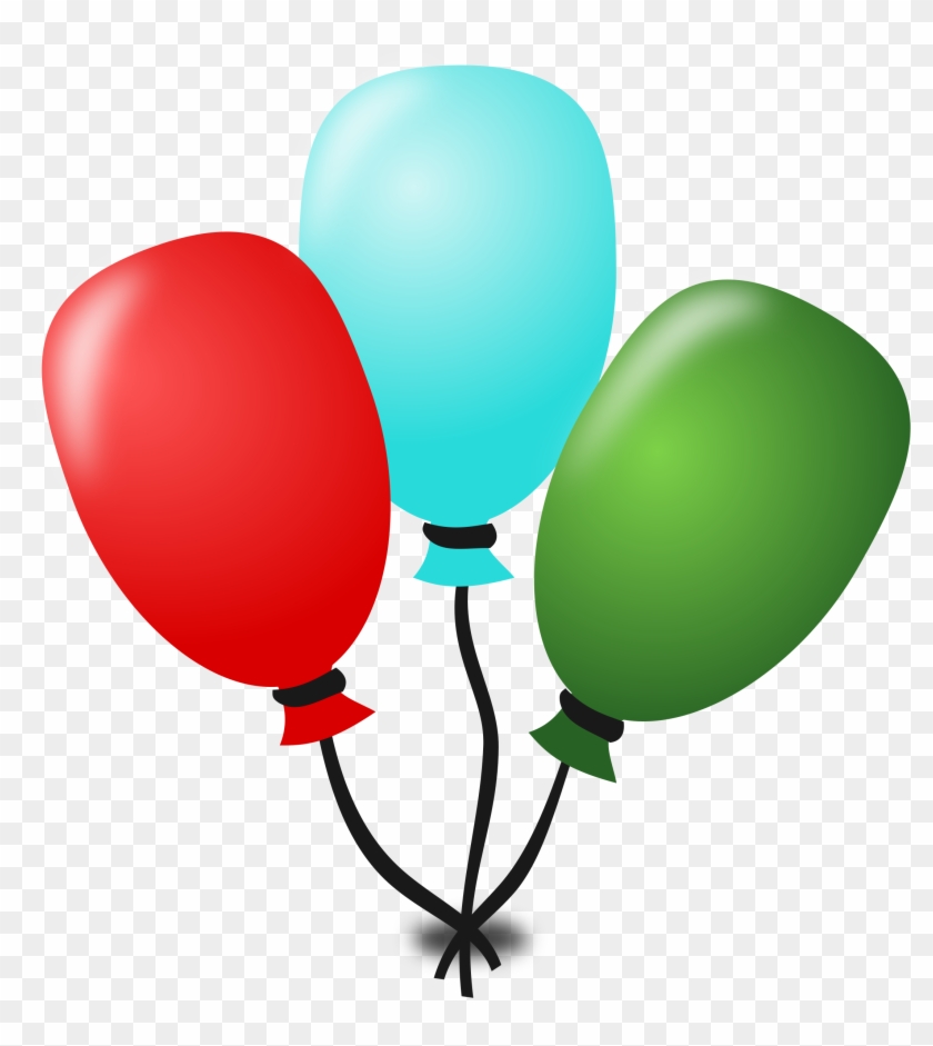 Floating Balloons, Birthday, Party, Event, Holiday, - Birthday Clipart Icon #245610