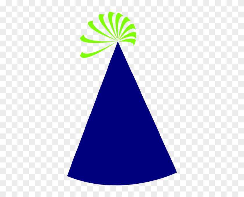 Navy And White Party Hat Clip Art - Party Hat #245715