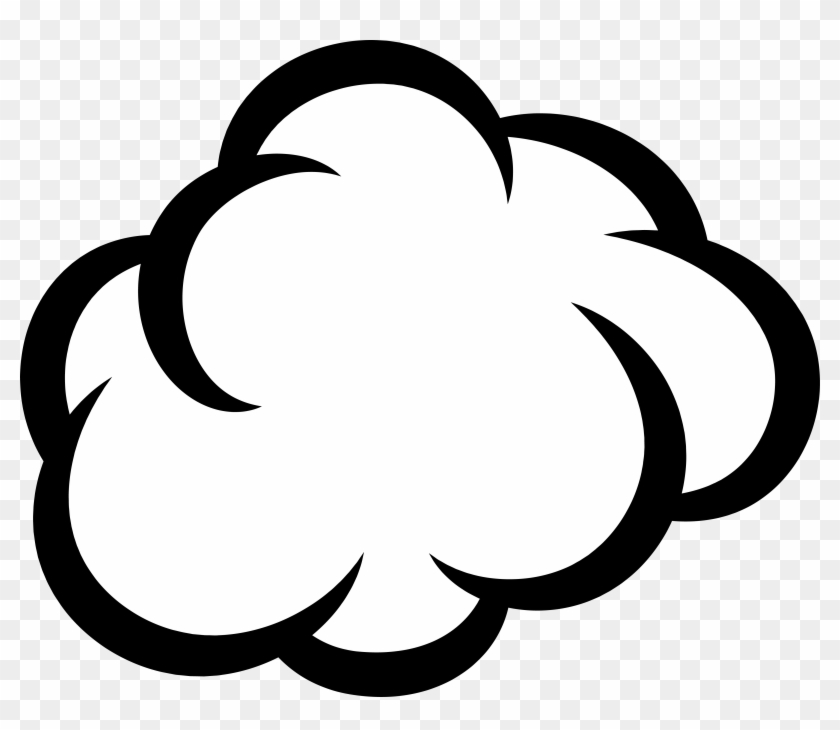 Empty Comic Bubbles Popcorn Black Clipart Png Image - Empty Comic Bubbles Popcorn Black Clipart Png Image #246665