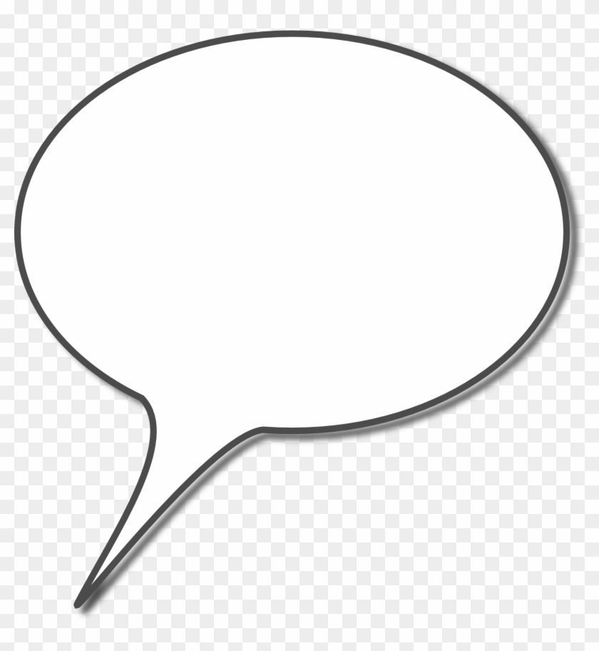 Comics Speech Balloon Panel Manga Clip Art - White Balloon Clipart Transparent #246884