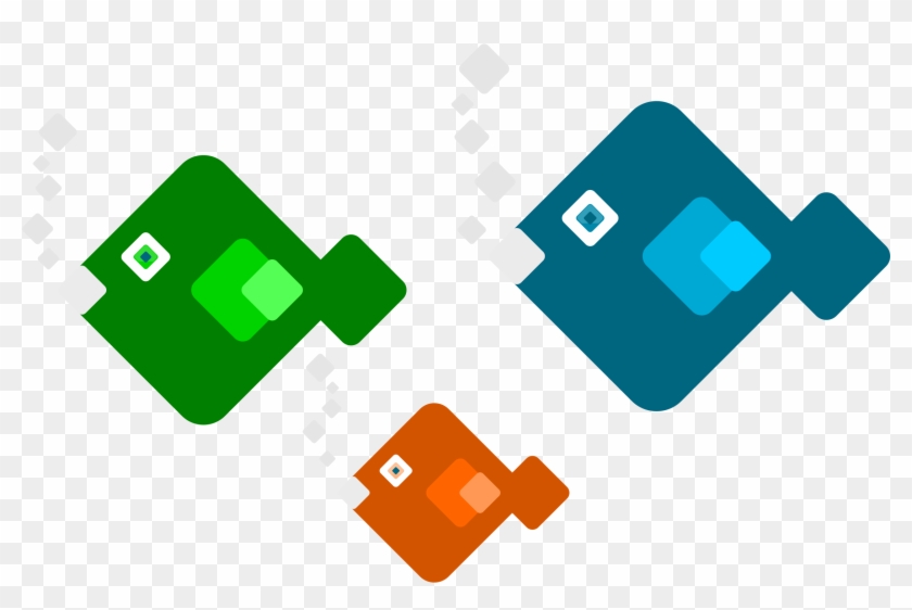 Fish Square Scalable Vector Graphics Clip Art - Sticker #247215