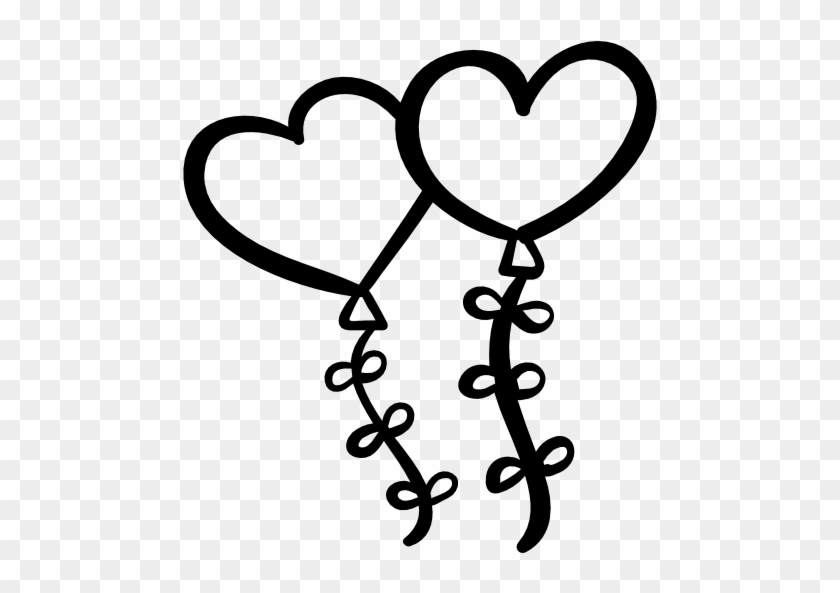 Heart Balloons Free Icon - Heart Balloons Free Icon #1582036