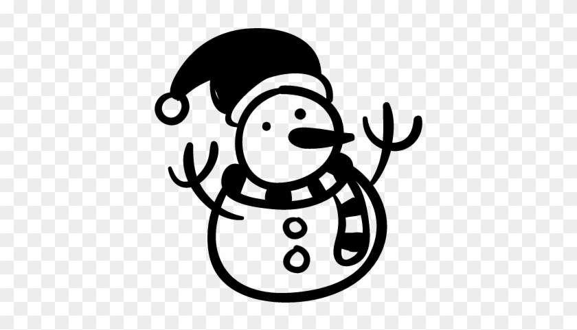 Snowman Vector - Snowman Vector #1582444