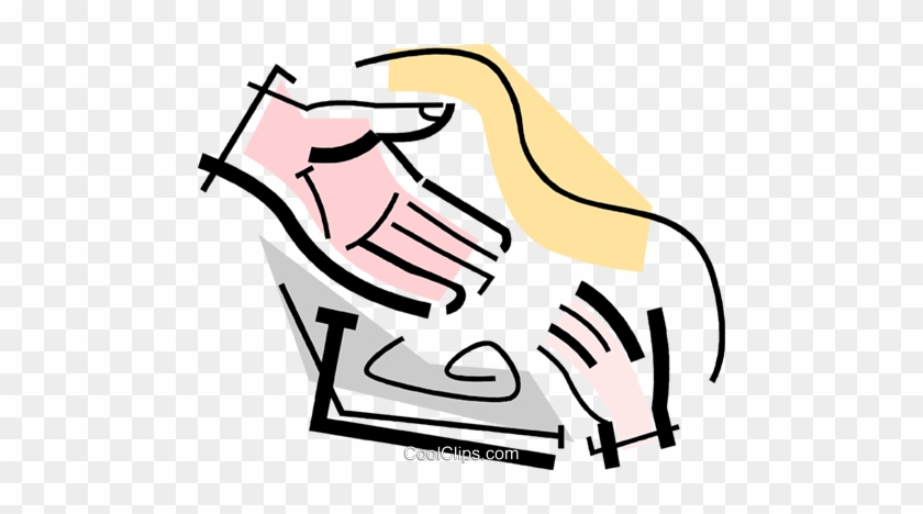 Hands Working Royalty Free Vector Clip Art Illustration - Hands Working Royalty Free Vector Clip Art Illustration #1582531