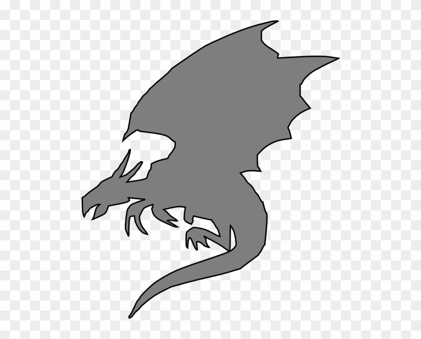 Dragon Black And Grey Svg Clip Arts 516 X 597 Px - Dragon Black And Grey Svg Clip Arts 516 X 597 Px #1582584