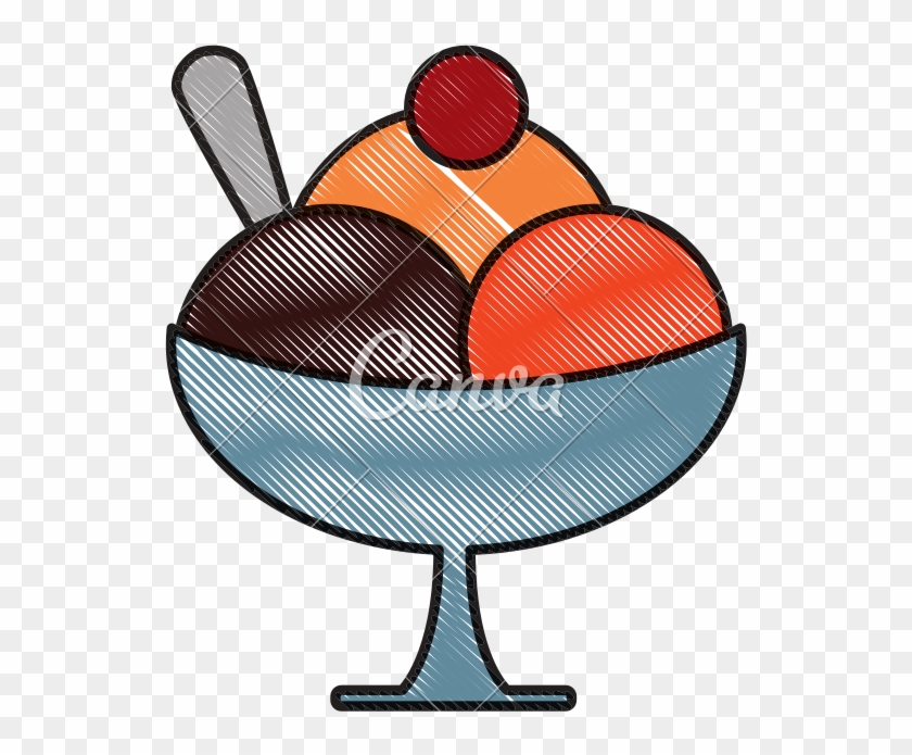 Ice Cream On Cup - Ice Cream On Cup #1582778