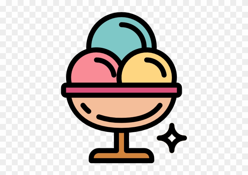 Ice Cream Cup Free Icon - Ice Cream Cup Free Icon #1582785