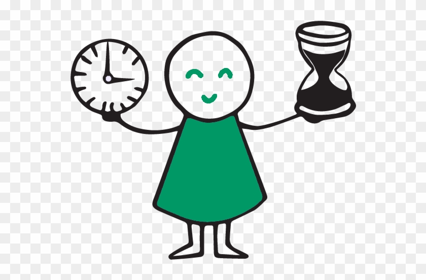 Girl Holding A Clock - Girl Holding A Clock #1583113