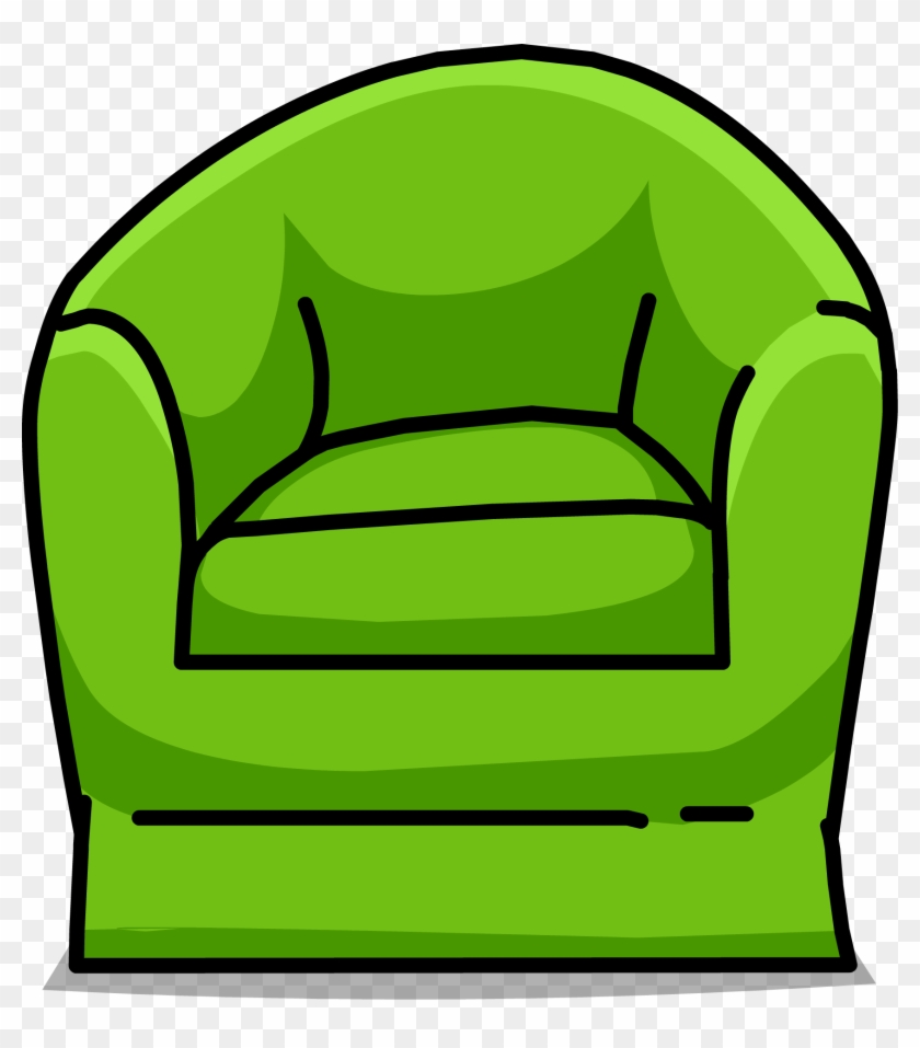 Furniture Clipart Green Chair - Furniture Clipart Green Chair #1584167