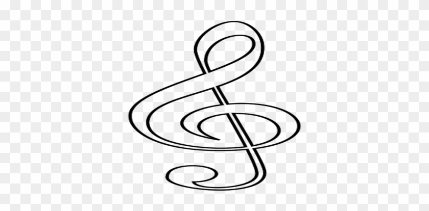 Coloring Treble Clef - Coloring Treble Clef #1584785