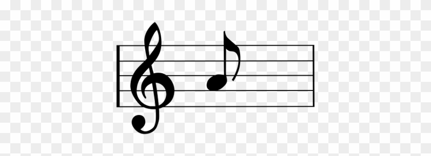 Treble Clef And Note - Treble Clef And Note #1584821