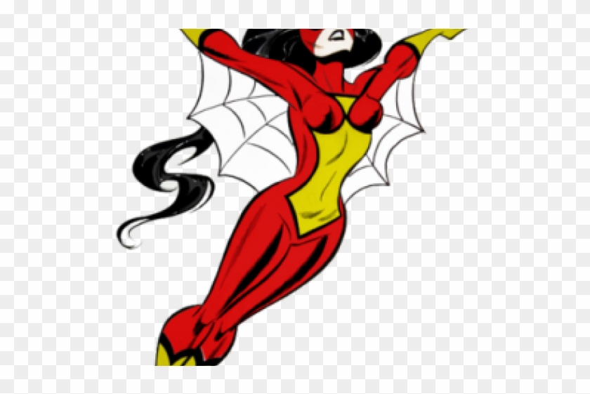 Spider Woman Clipart - Spider Woman Clipart #1585176