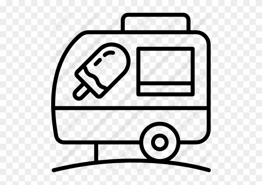 Ice Cream Truck Free Icon - Ice Cream Truck Free Icon #1586478