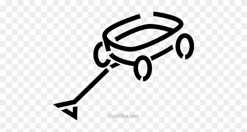 Toy Wagon Royalty Free Vector Clip Art Illustration - Toy Wagon Royalty Free Vector Clip Art Illustration #1586903