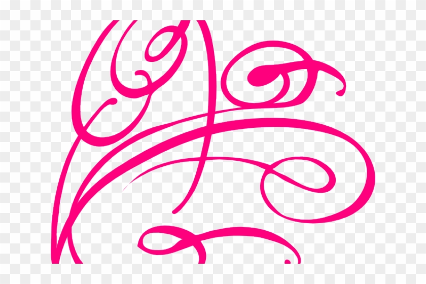 Decoration Clipart Pink Swirl - Decoration Clipart Pink Swirl #1587059