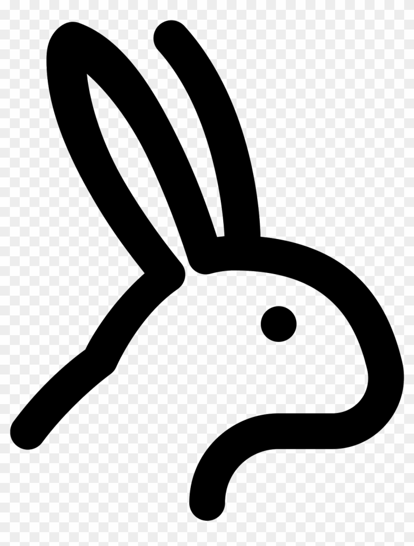 Vector Rabbit Stencil - Vector Rabbit Stencil #1587778