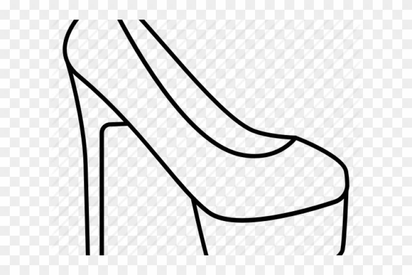 Heels Clipart Outline - Heels Clipart Outline #1587929