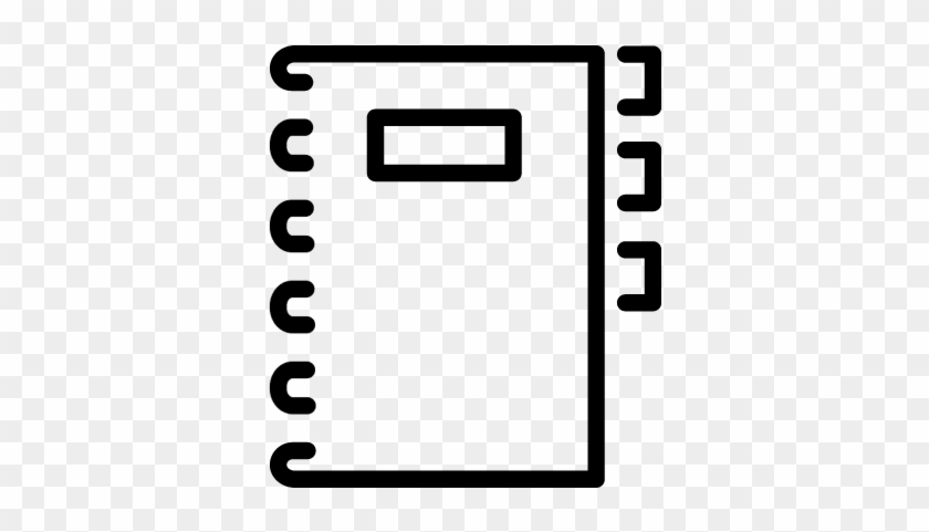 White Address Book Vector - White Address Book Vector #1588202