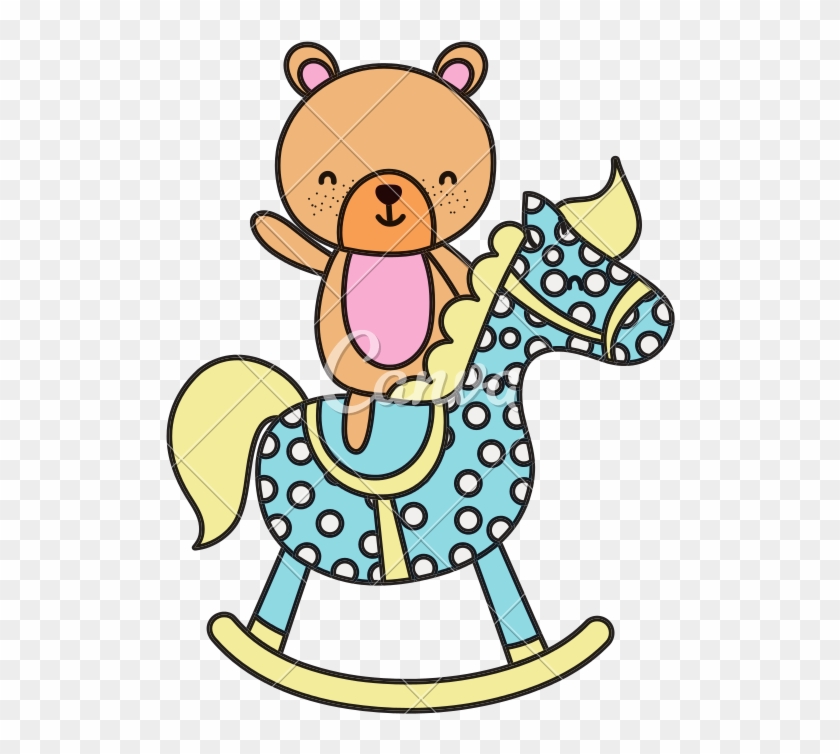 Color Bear Teddy Ride Rocking Horse - Color Bear Teddy Ride Rocking Horse #1588509