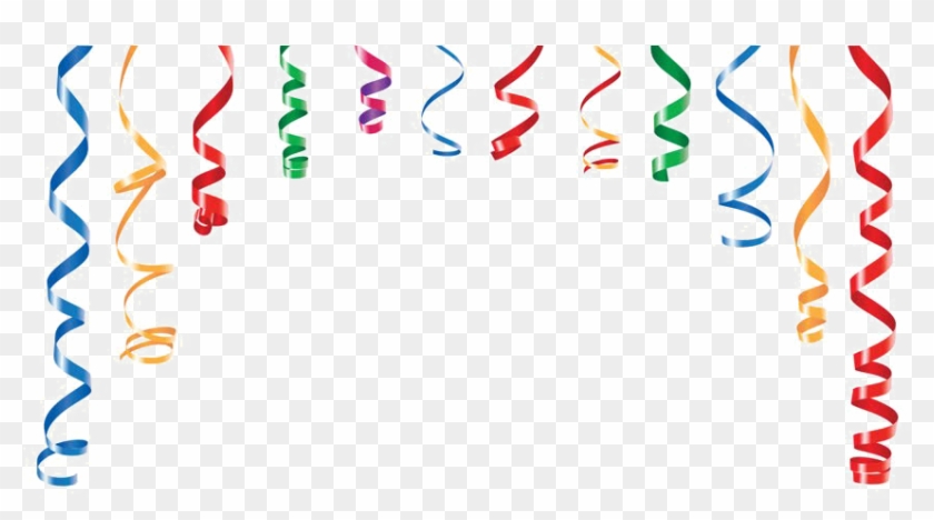 Streamer Transparent - Party Ribbons #1588675