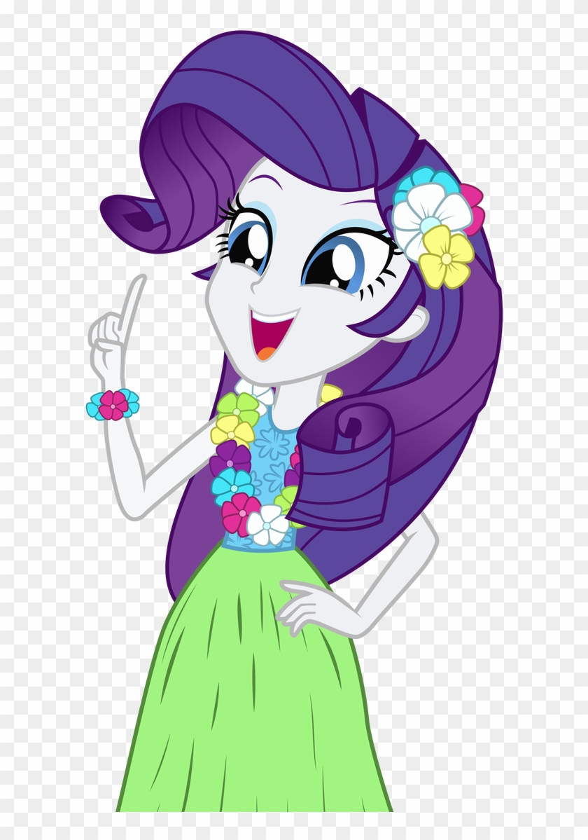 Hula Rarity By Mohawgo - My Little Pony Equestria Girls Hawaii #1588880