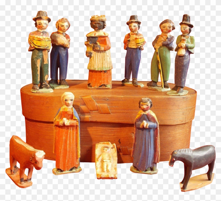 A Very Rare Th Century Grodnerthal Woodens - Figurine #1588958