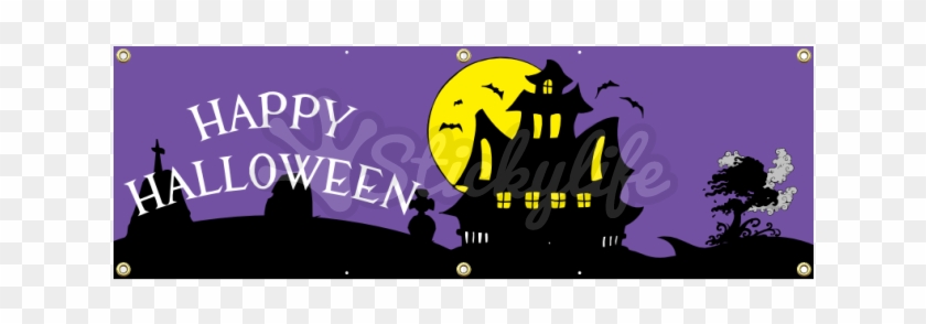 Halloween Vinyl Banner - Graphic Design #1589114