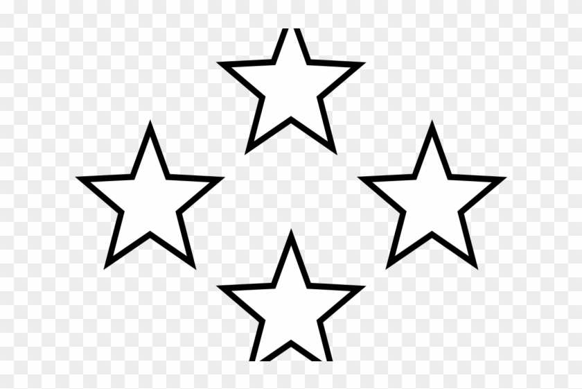 Stars Clipart Art - Clip Art Stars Black And White #1589271