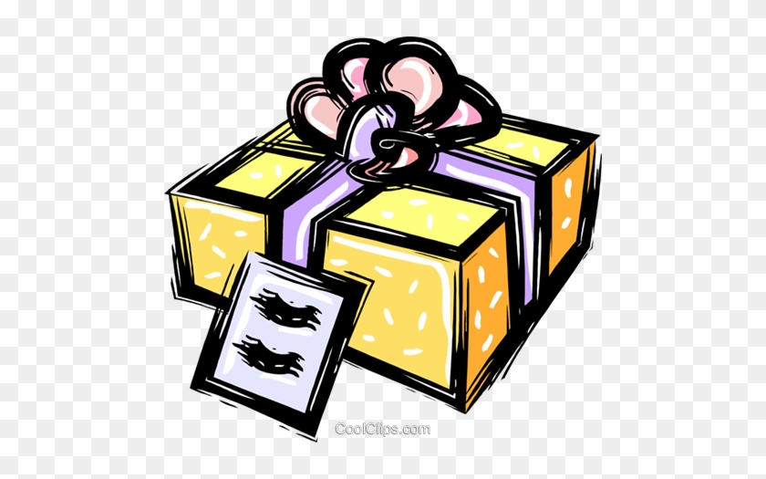 Special Gift Royalty Free Vector Clip Art Illustration - Special Gift Royalty Free Vector Clip Art Illustration #1589543