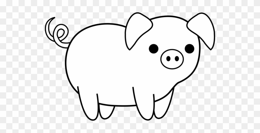 Clipart Black And White Animals #1589648
