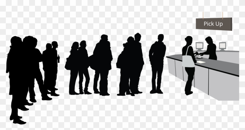 Students Waiting In Line Clipart Free Clipart - Waiting In Line Png #1589811