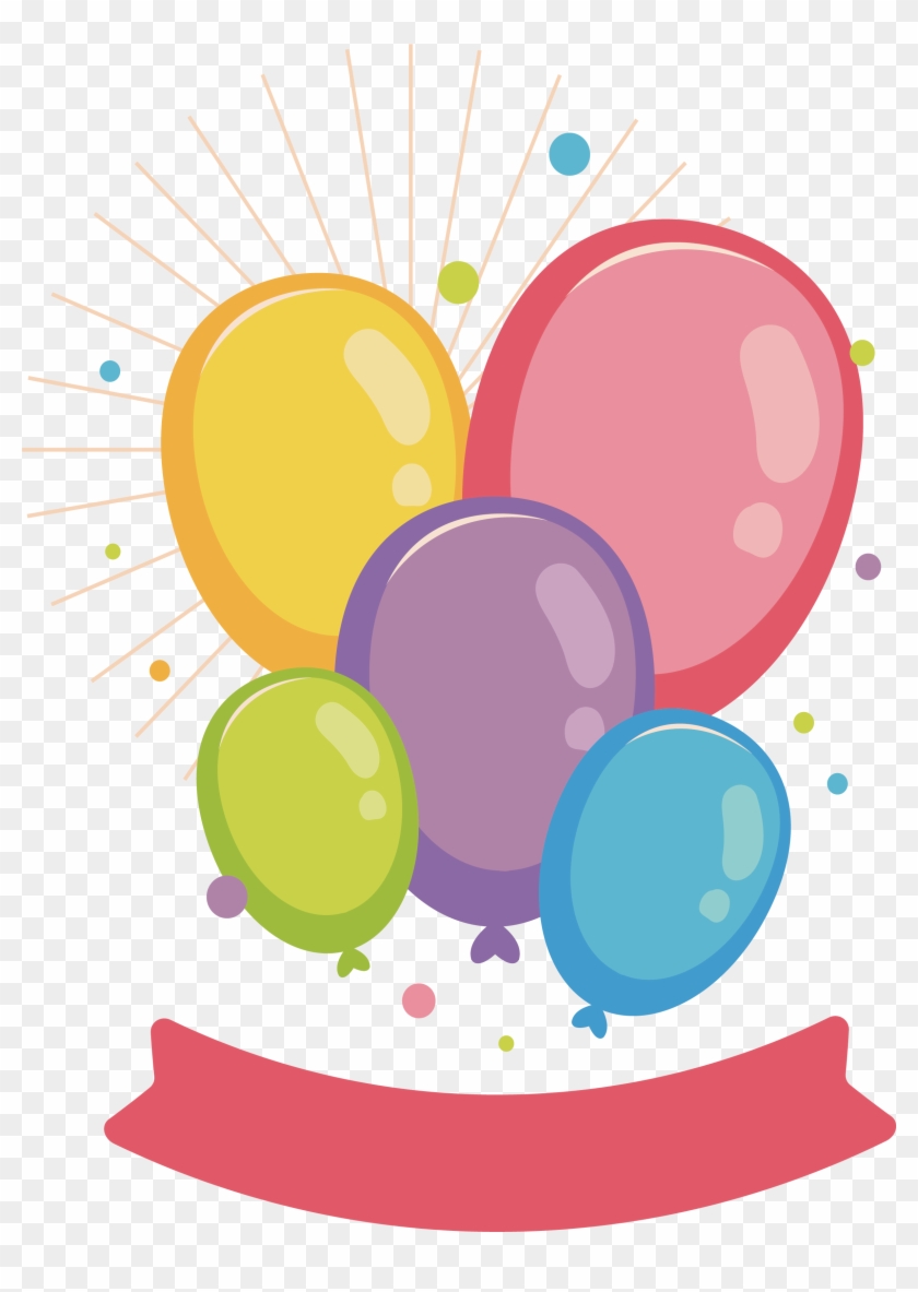 Balloons Clipart Easter - Circle #1590413