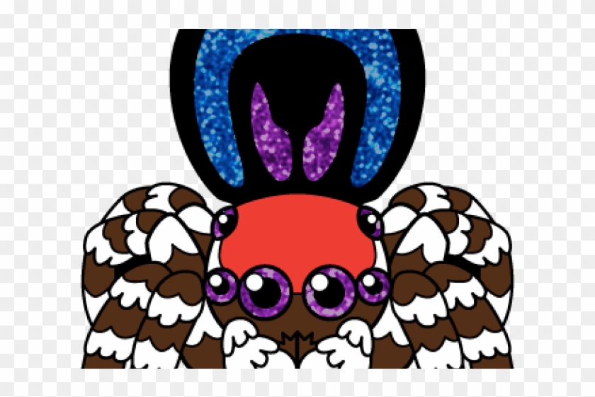 Spider Clipart Jumping Spider - Spider Clipart Jumping Spider #1590591